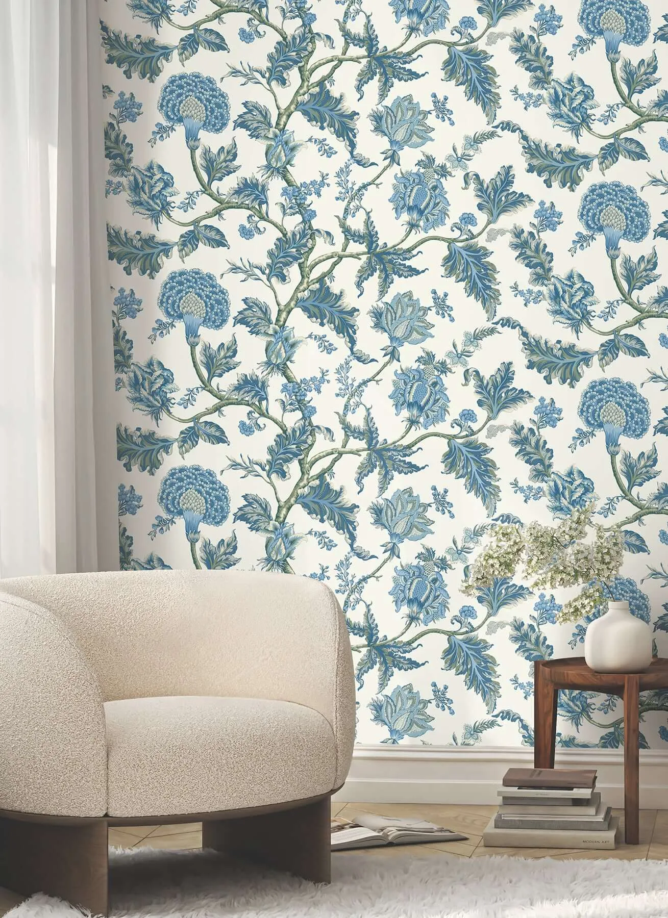 Ronald Redding Monroe wallpaper, color Blue, SKU MX9624W