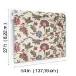Ronald Redding Monroe wallpaper, color Cherry, SKU MX9623W