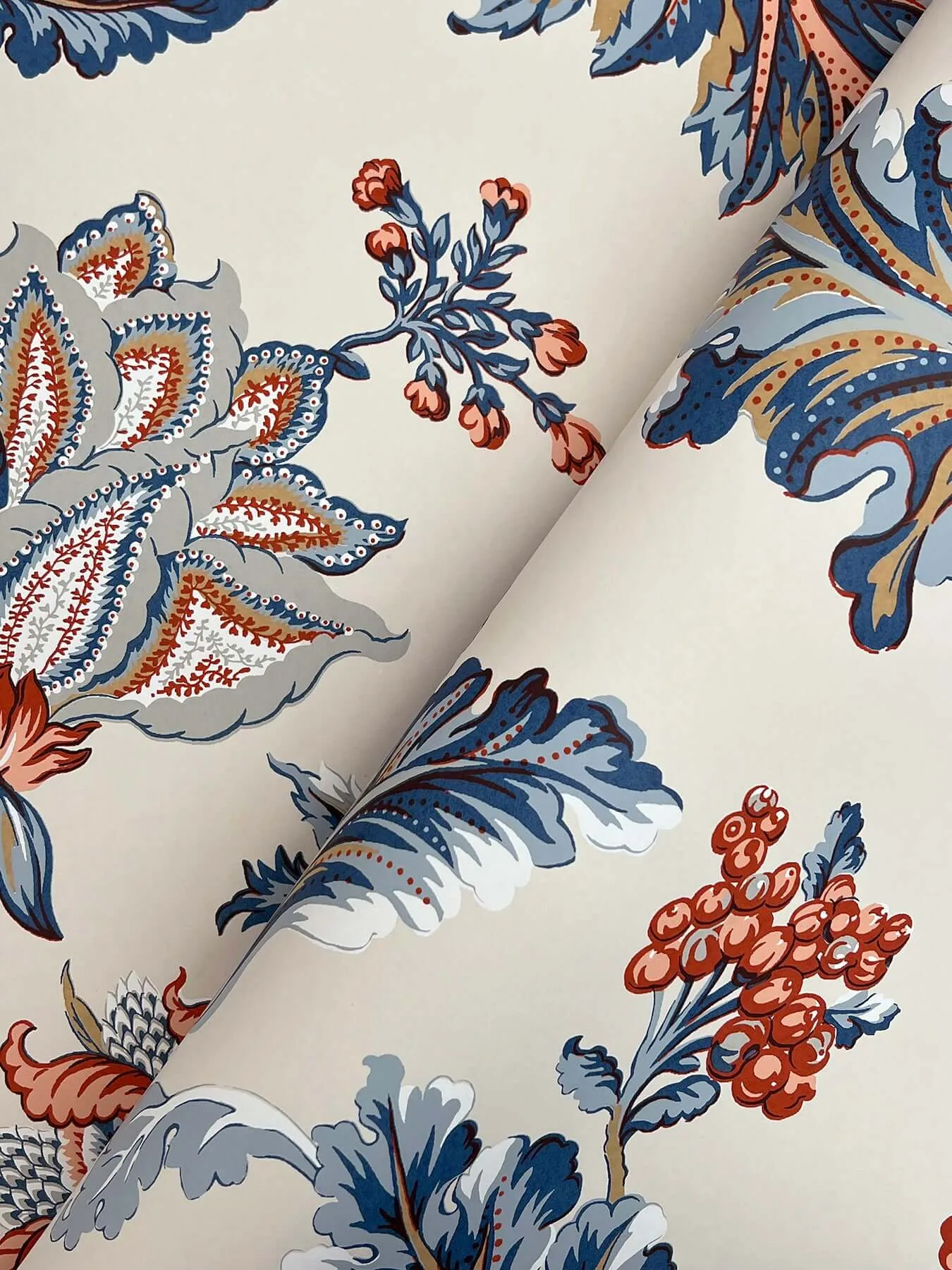 Ronald Redding Monroe - Navy Wallpaper | Buy Online Ronald Redding Monroe wallpaper, color Navy, SKU MX9621W