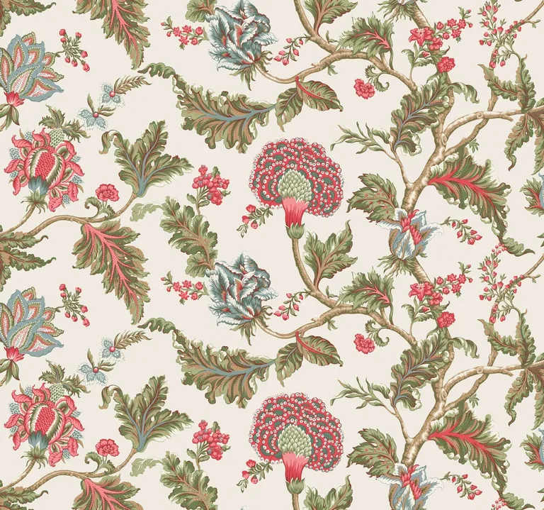 Ronald Redding Monroe wallpaper, color Rhubarb, SKU MX9625W