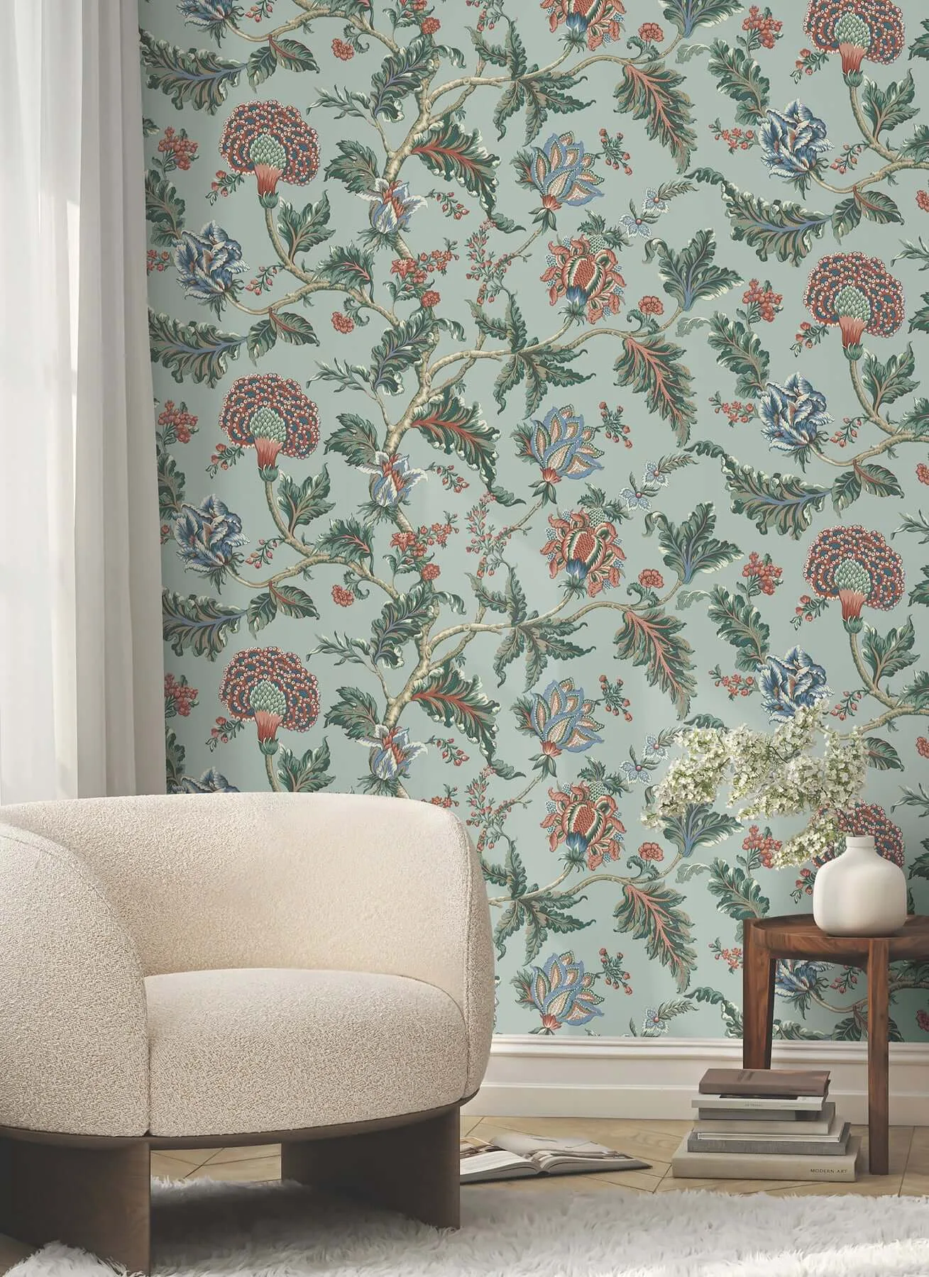 Ronald Redding Monroe wallpaper, color Teal, SKU MX9622W