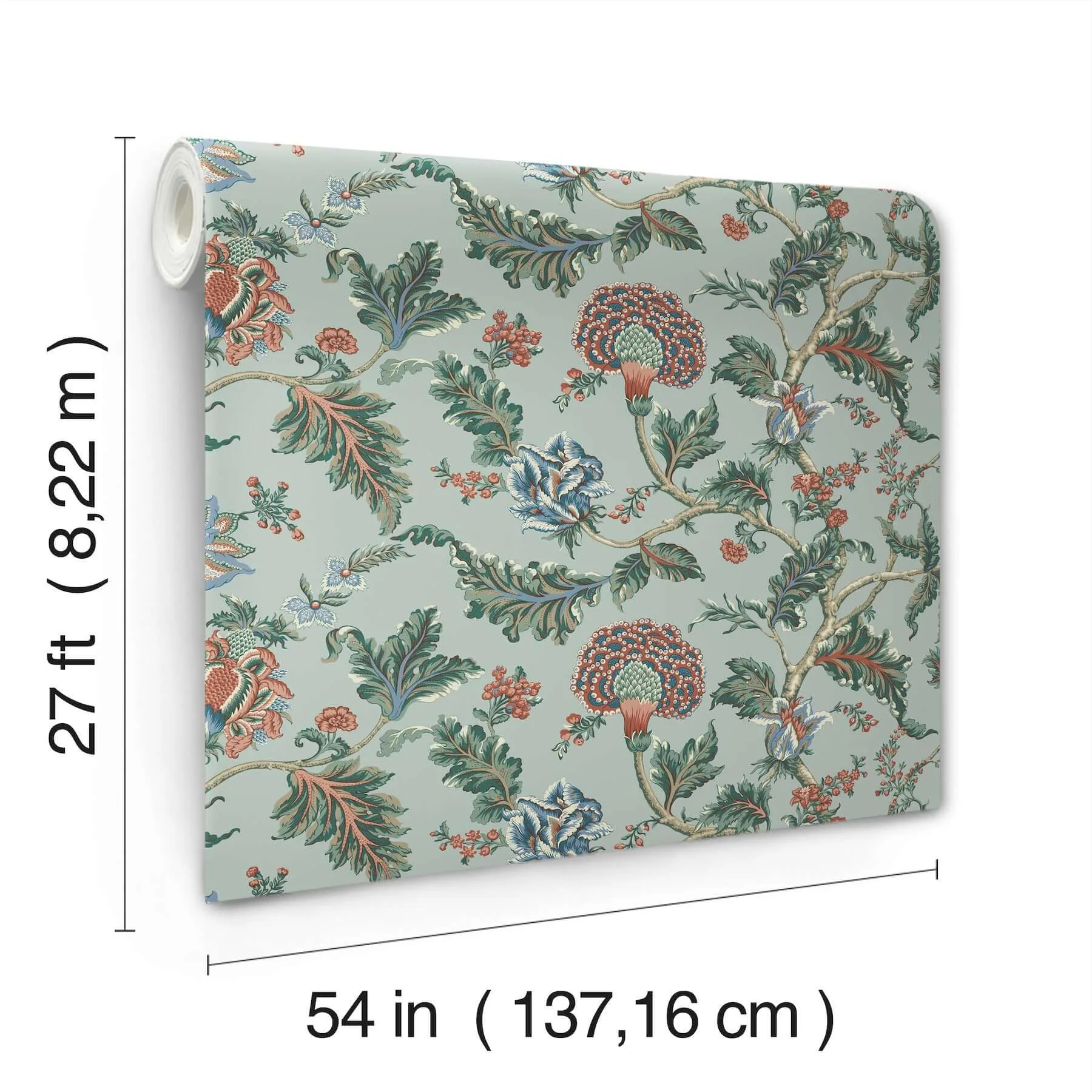 Ronald Redding Monroe - Teal Wallpaper | Buy Online Ronald Redding Monroe wallpaper, color Teal, SKU MX9622W