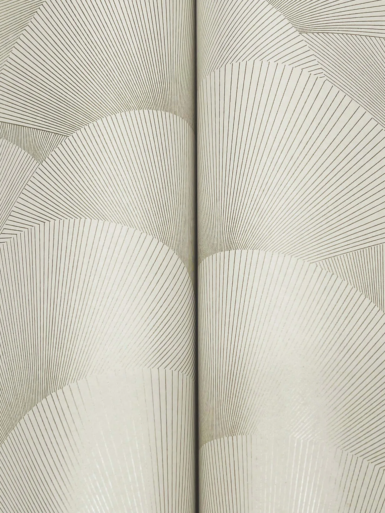 Ronald Redding Morning Shell wallpaper, color Taupe & Gold, SKU ZA8024