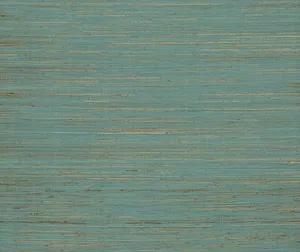 Ronald Redding Multicolored Hemp wallpaper, color Aqua, SKU GRL88487