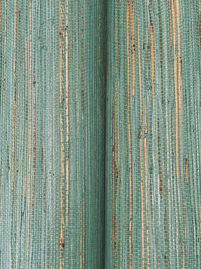 Ronald Redding Multicolored Hemp - Aqua Wallpaper | Buy Online Ronald Redding Multicolored Hemp wallpaper, color Aqua, SKU GRL88487
