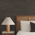 Ronald Redding Multicolored Hemp wallpaper, color Brown, SKU GRL88380