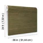 Ronald Redding Multicolored Hemp wallpaper, color Dry Sage, SKU GRL88473