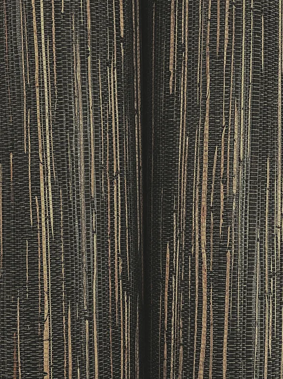 Ronald Redding Multicolored Hemp wallpaper, color Gunmetal, SKU GRL88379