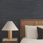 Ronald Redding Multicolored Hemp - Navy Wallpaper | Buy Online Ronald Redding Multicolored Hemp wallpaper, color Navy, SKU GRL88381