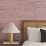 Ronald Redding Multicolored Hemp wallpaper, color Rose Bisque, SKU GRL88470