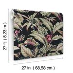 Ronald Redding Mystic Isle - Black Wallpaper | Buy Online Ronald Redding Mystic Isle wallpaper, color Black, SKU GT4504