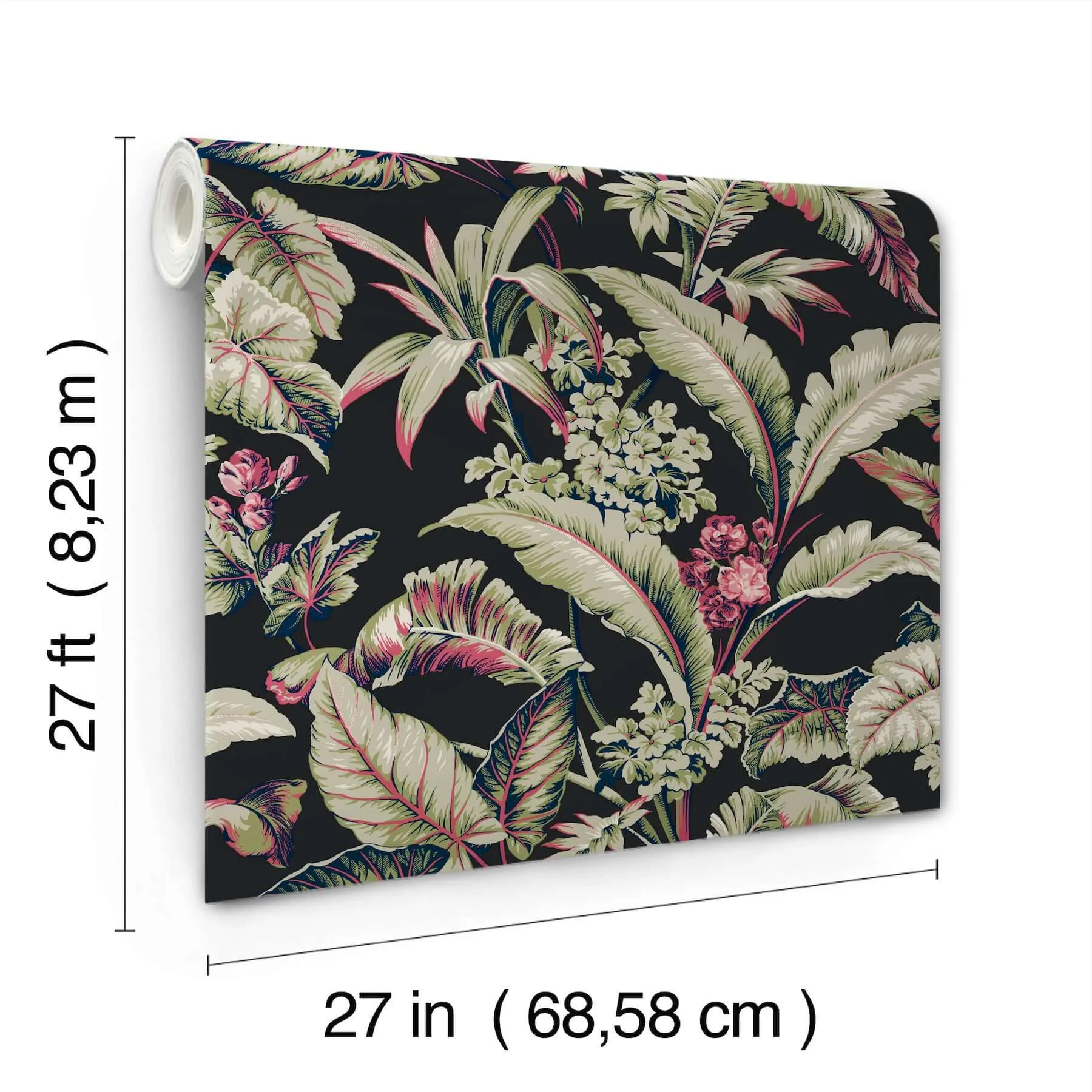 Ronald Redding Mystic Isle - Black Wallpaper | Buy Online Ronald Redding Mystic Isle wallpaper, color Black, SKU GT4504