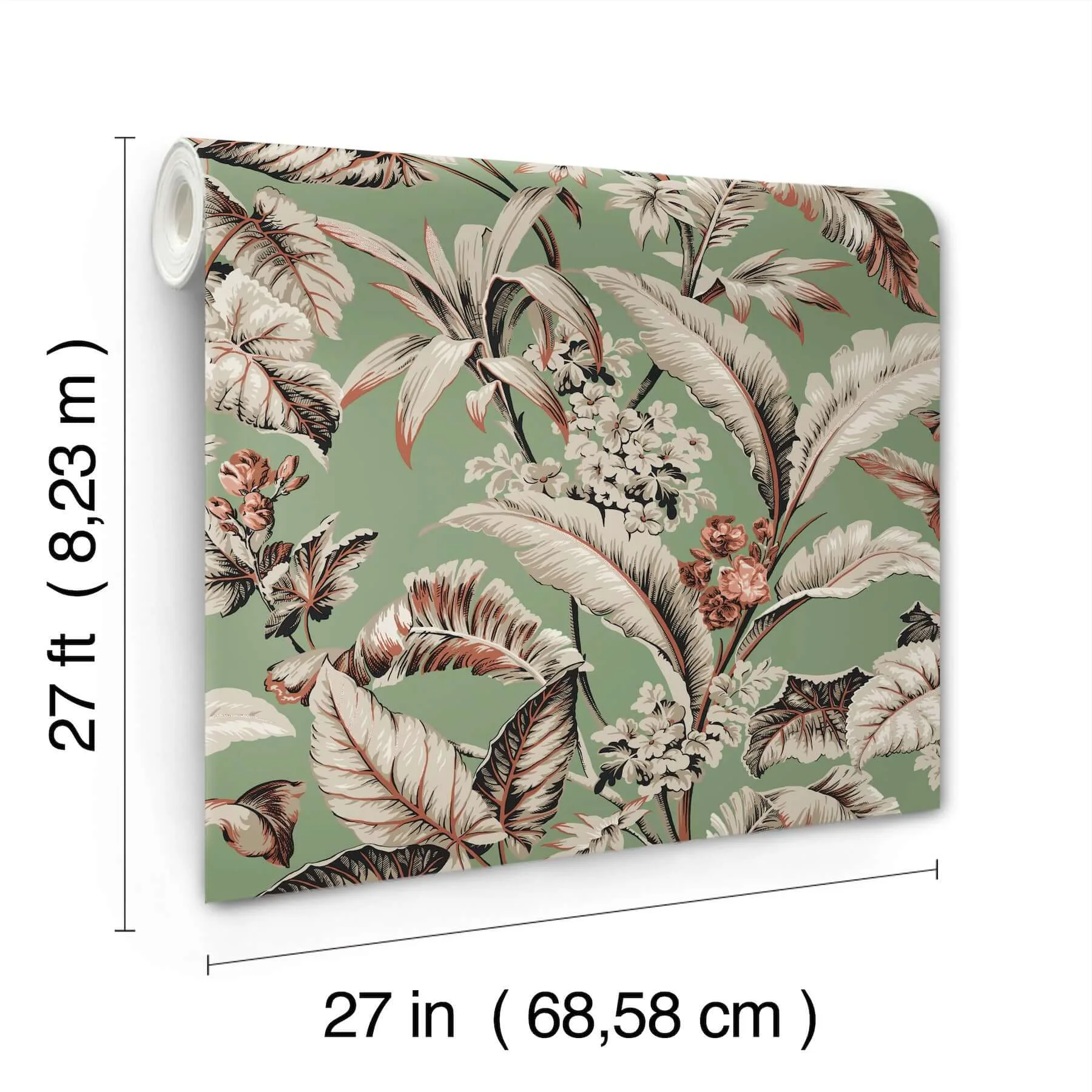 Ronald Redding Mystic Isle - Green Wallpaper | Buy Online Ronald Redding Mystic Isle wallpaper, color Green, SKU GT4505