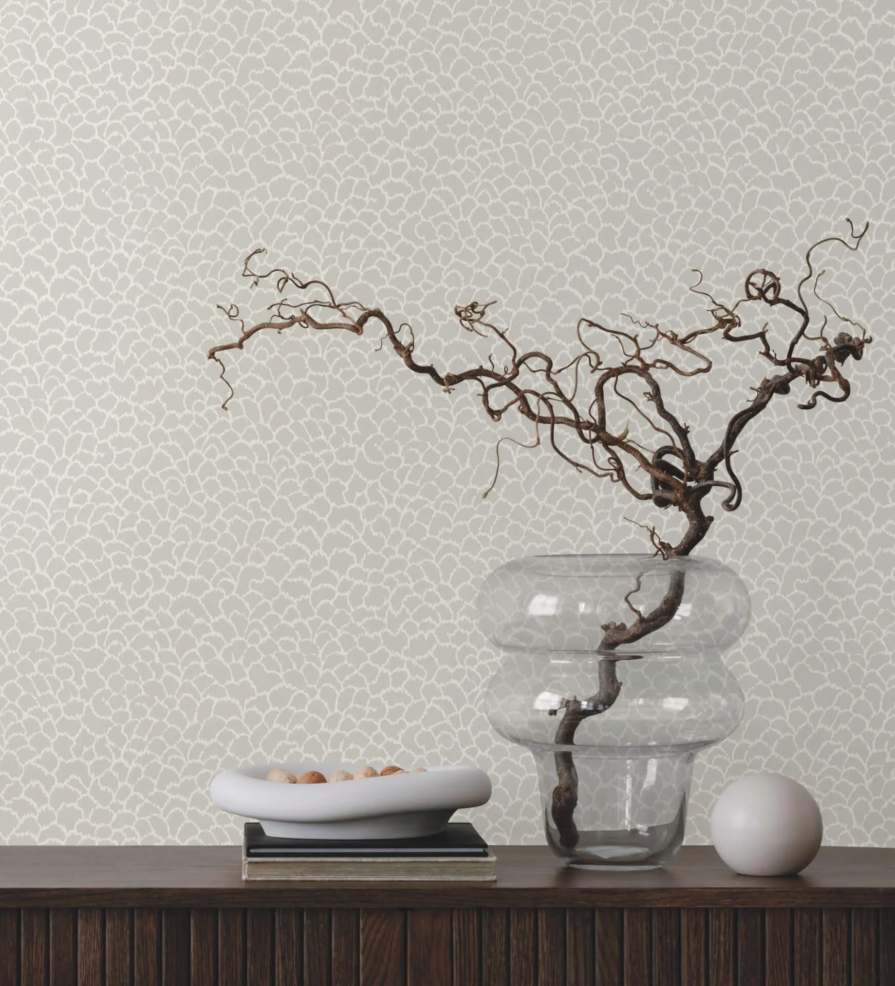 Ronald Redding Nadie wallpaper, color Grey, SKU GT4574