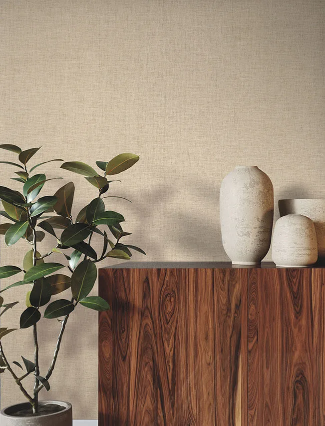 Ronald Redding Natural Paperweave wallpaper, color Natural, SKU GRL88087