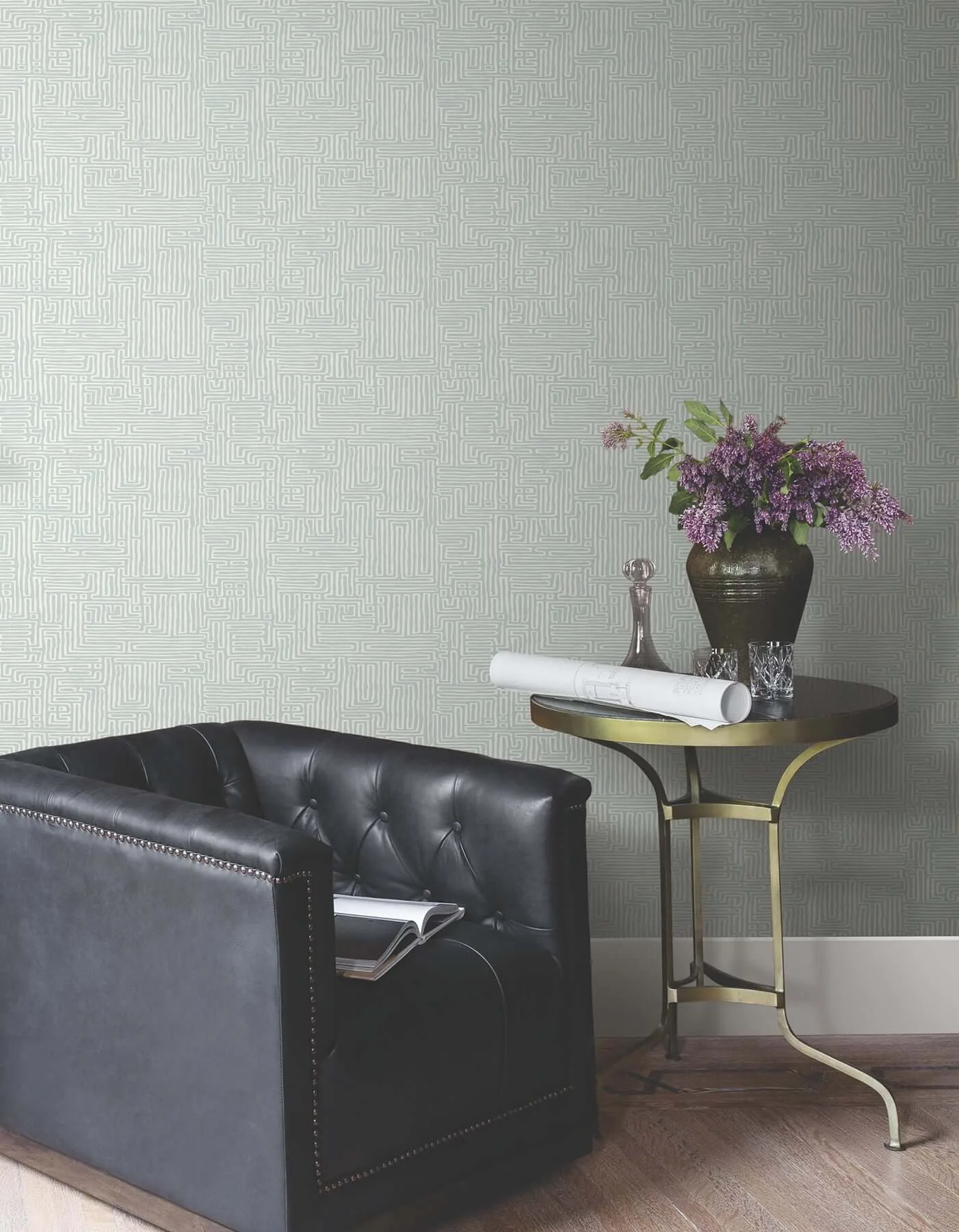 Ronald Redding Passages wallpaper, color Blue, SKU MX9689