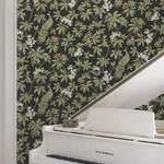 Ronald Redding Peacock Estate - Black Wallpaper | Buy Online Ronald Redding Peacock Estate wallpaper, color Black, SKU MX9662
