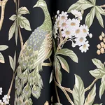 Ronald Redding Peacock Estate - Black Wallpaper | Buy Online Ronald Redding Peacock Estate wallpaper, color Black, SKU MX9662
