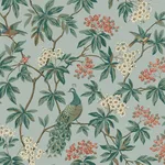 Ronald Redding Peacock Estate - Blue Wallpaper | Buy Online Ronald Redding Peacock Estate wallpaper, color Blue, SKU MX9663