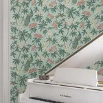 Ronald Redding Peacock Estate - Blue Wallpaper | Buy Online Ronald Redding Peacock Estate wallpaper, color Blue, SKU MX9663