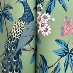 Ronald Redding Peacock Estate - Green Wallpaper | Buy Online Ronald Redding Peacock Estate wallpaper, color Green, SKU MX9664