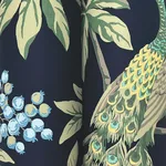 Ronald Redding Peacock Estate wallpaper, color Navy, SKU MX9661