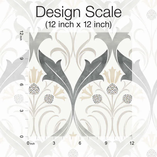 Ronald Redding Pine Cone Ribbon - Charcoal Metallic Wallpaper | Buy Online Ronald Redding Pine Cone Ribbon wallpaper, color Charcoal Metallic, SKU AC9174
