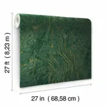 Ronald Redding Polished Marble wallpaper, color Green, SKU KT2222
