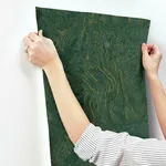 Ronald Redding Polished Marble wallpaper, color Green, SKU KT2222