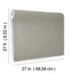 Ronald Redding Regent wallpaper, color Charcoal, SKU MX9671