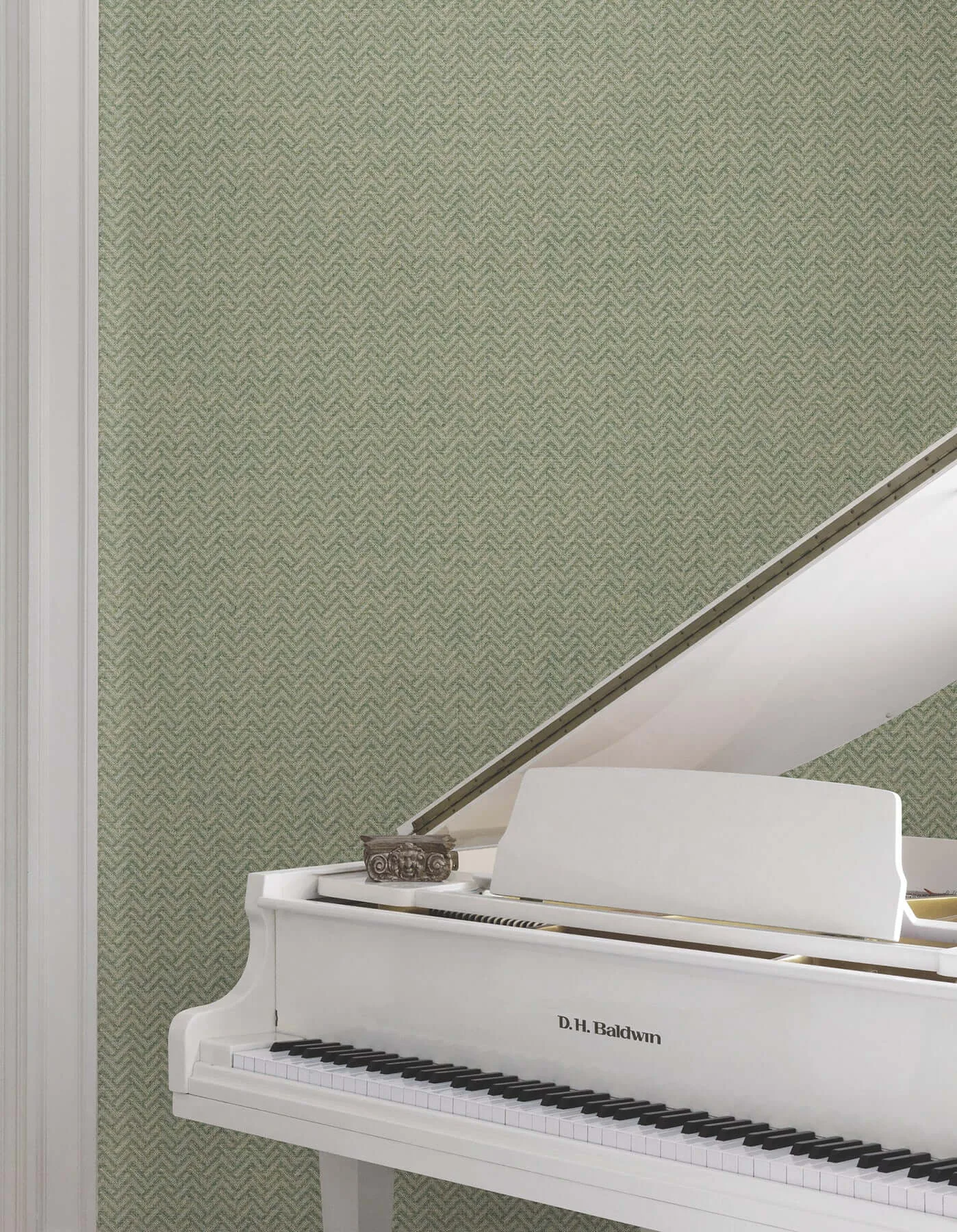 Ronald Redding Regent - Emerald Wallpaper | Buy Online Ronald Redding Regent wallpaper, color Emerald, SKU MX9673
