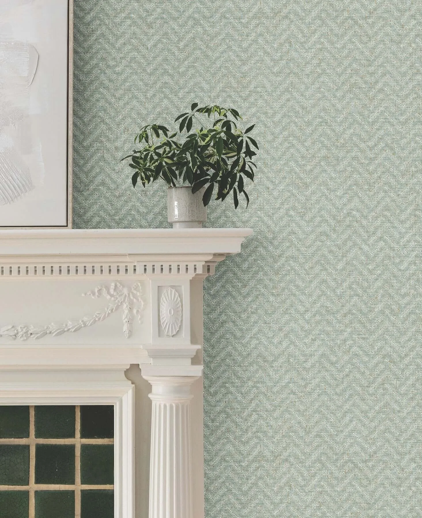 Ronald Redding Regent wallpaper, color Jade, SKU MX9672