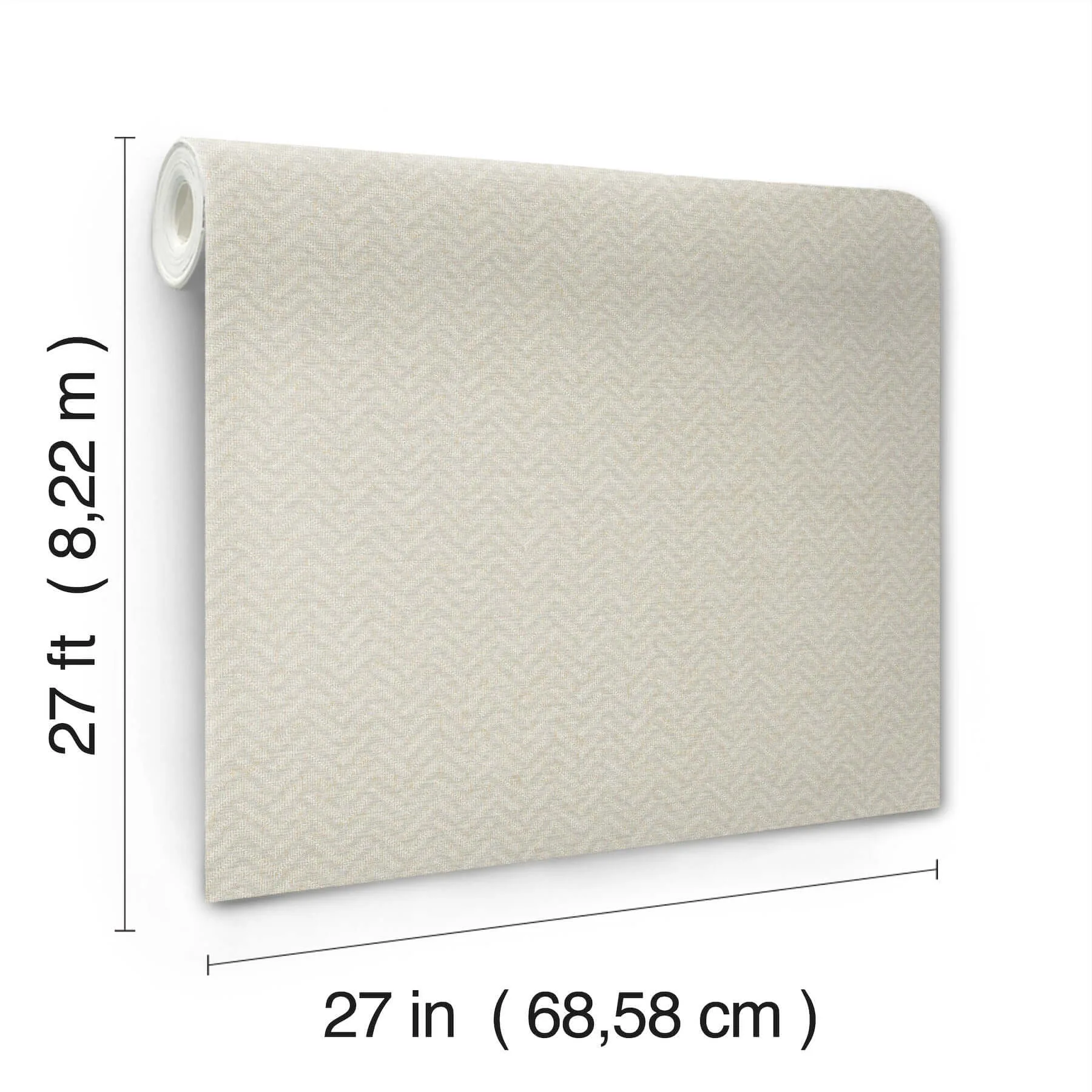 Ronald Redding Regent wallpaper, color Soft Grey, SKU MX9674