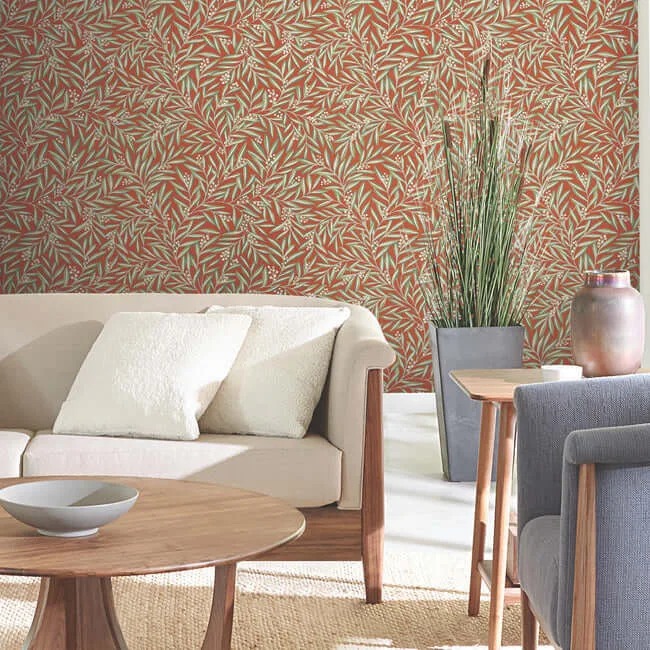 Ronald Redding Rowan - Rust Wallpaper | Buy Online Ronald Redding Rowan wallpaper, color Rust, SKU AC9131