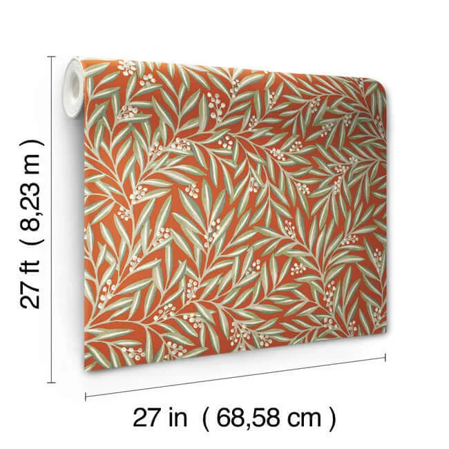 Ronald Redding Rowan - Rust Wallpaper | Buy Online Ronald Redding Rowan wallpaper, color Rust, SKU AC9131