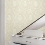 Ronald Redding Royal Damask - Beige Wallpaper | Buy Online Ronald Redding Royal Damask wallpaper, color Beige, SKU MX9641