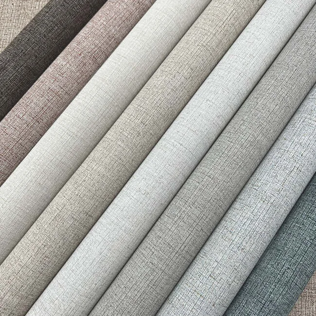 Ronald Redding Rugged Linen - Sequoia Wallpaper | Buy Online Ronald Redding Rugged Linen wallpaper, color Sequoia, SKU RRD7641N
