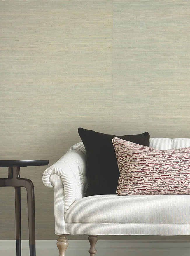 Ronald Redding Maguey Sisal wallpaper, color Vanilla Sage, SKU GRL86137
