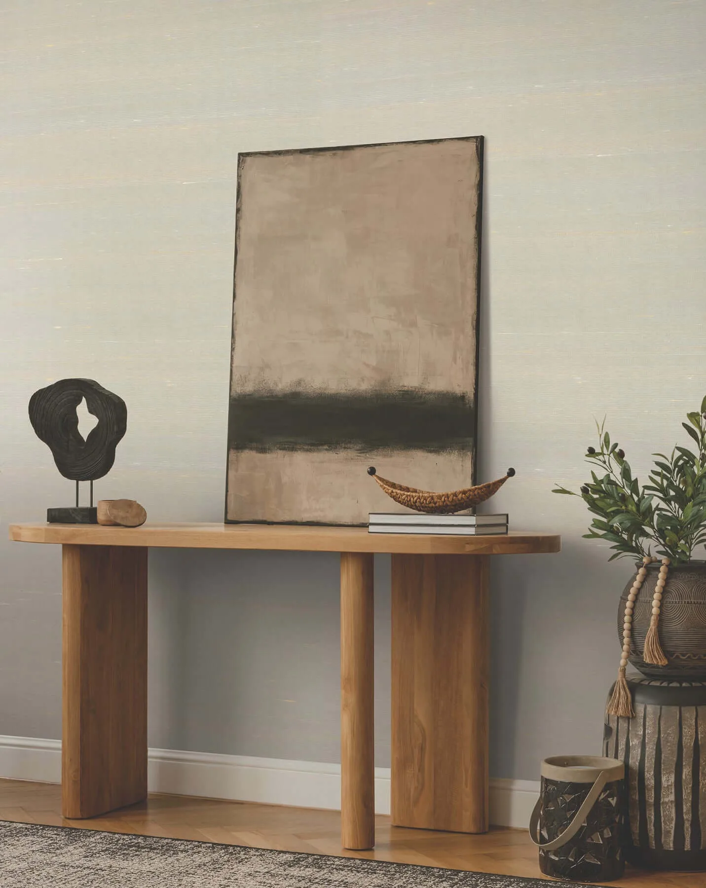 Ronald Redding Saori - Sand Wallpaper | Buy Online Ronald Redding Saori wallpaper, color Sand, SKU ZA8002