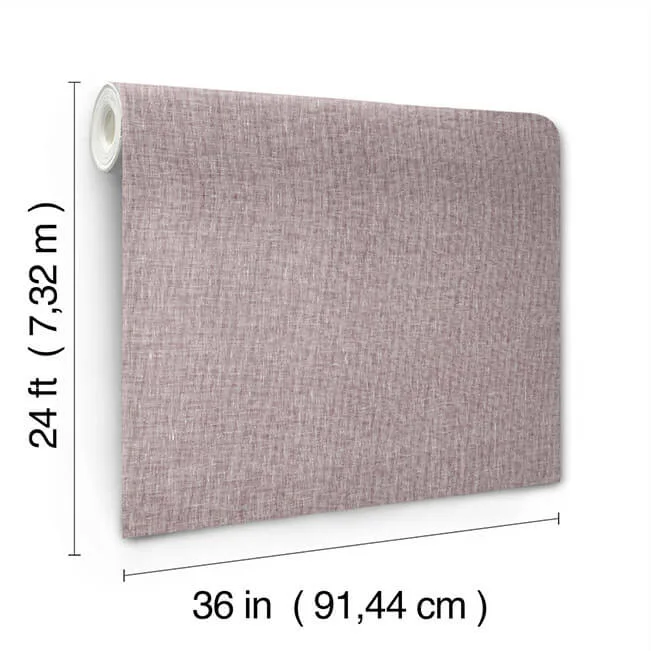 Ronald Redding Sheer Linen - Port Wallpaper | Buy Online Ronald Redding Sheer Linen wallpaper, color Port, SKU GRL88132