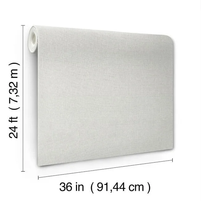 Ronald Redding Sheer Linen - Silver White Wallpaper | Buy Online Ronald Redding Sheer Linen wallpaper, color Silver White, SKU YGL7023