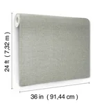 Ronald Redding Sheer Linen - Sparkling Ash Wallpaper | Buy Online Ronald Redding Sheer Linen wallpaper, color Sparkling Ash, SKU GRL88130