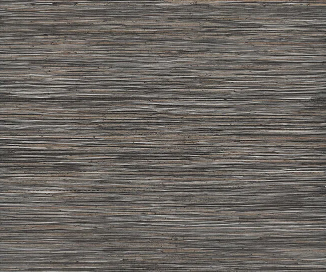 Ronald Redding Shimmering Hemp wallpaper, color Black / Silver, SKU YGL7077