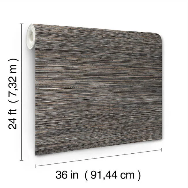 Ronald Redding Shimmering Hemp - Black / Silver Wallpaper | Buy Online Ronald Redding Shimmering Hemp wallpaper, color Black / Silver, SKU YGL7077