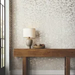 Ronald Redding Shimmering Poppies - White & Gold Wallpaper | Buy Online Ronald Redding Shimmering Poppies wallpaper, color White & Gold, SKU ZA8069