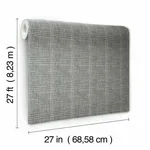 Ronald Redding Shirting Plaid wallpaper, color Black, SKU HO2170