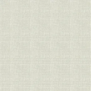 Ronald Redding Shirting Plaid wallpaper, color Off White, SKU HO2169