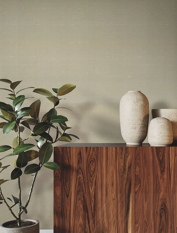 Ronald Redding Silk Road wallpaper, color Celadon, SKU YGL7087