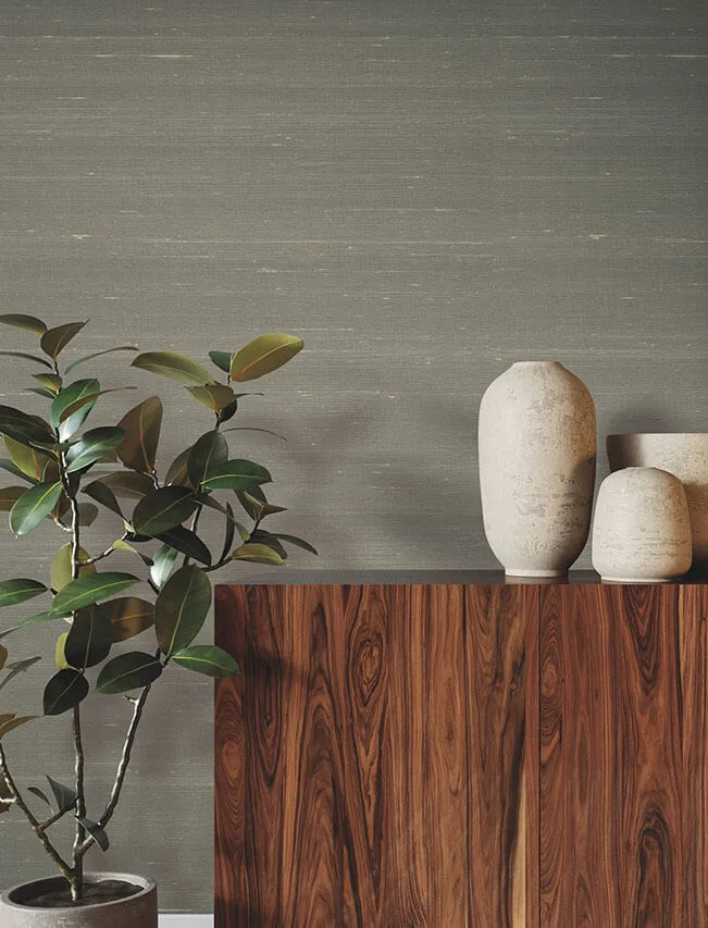 Ronald Redding Silk Road wallpaper, color Dove, SKU YGL7015