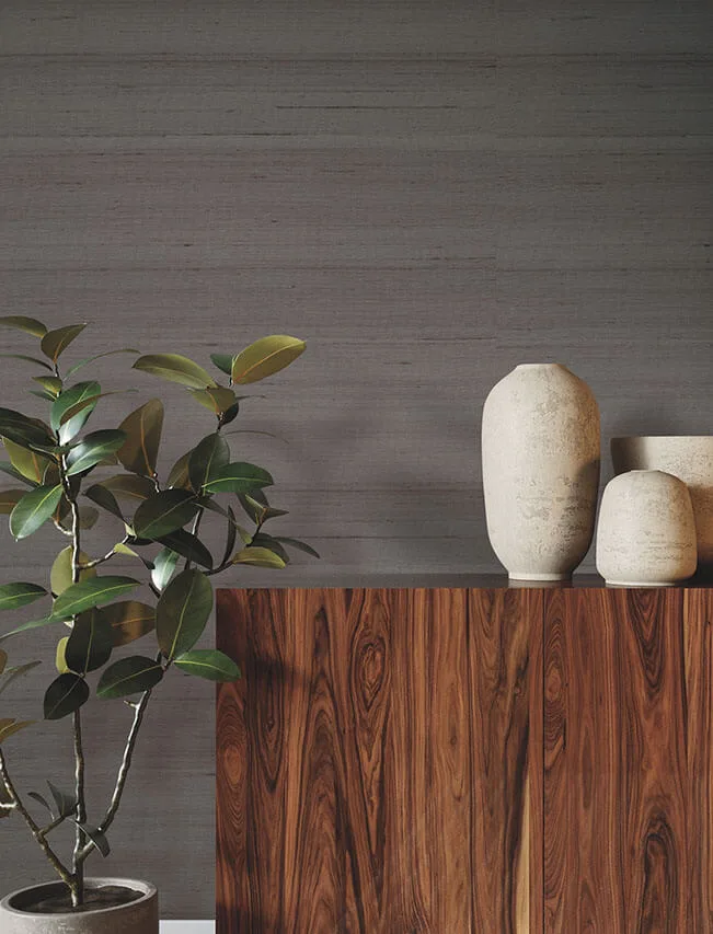 Ronald Redding Silk Road wallpaper, color Lead, SKU YGL7076